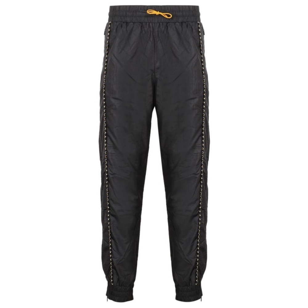 Fendi Nylon Track Pants w/ Logo Trim – Black – Size S – Perfect Condition